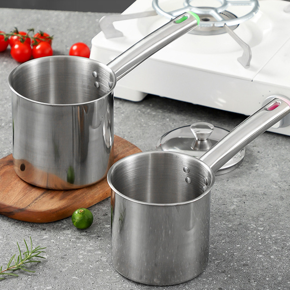 Deep Fryer Stainless - 1 Set Haushaltsfritteuse aus Edelstahl, kleiner