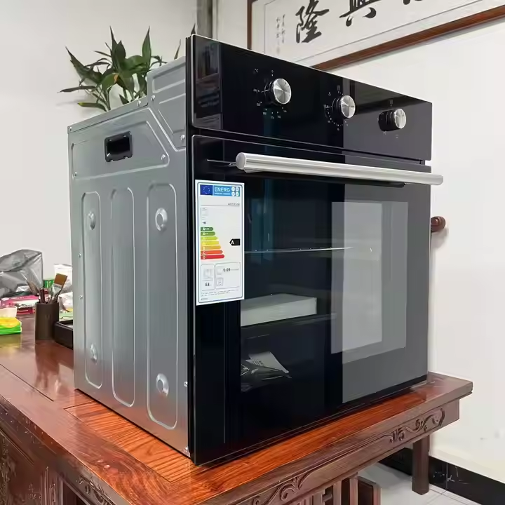 Kitchen Appliances Built In - 63L Elektrischer Einbau-Doppelbackofen mit 4 Funktionen