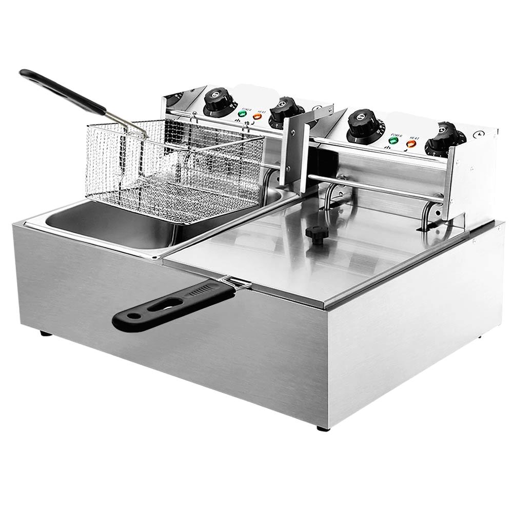 Kitchen Appliances Electric - Für 20L Elektrische Gewerbliche Fritteuse mit