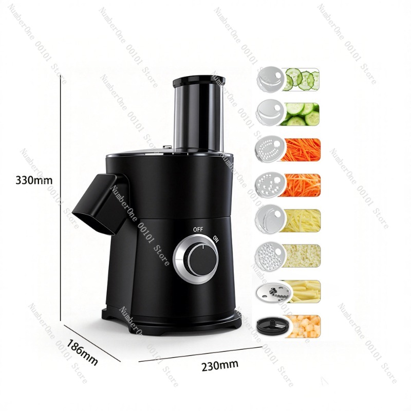 Kitchen Appliances Electric - Premium Multifunktions-Elektro-Salatbereiter Automatischer Käsereibe-Gemüseschneider Küchengerät für