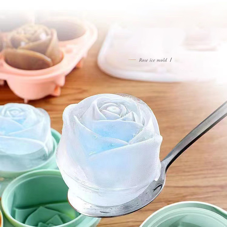 Kitchen Appliances Shelves - 3D Rose Eis Formen 4 Löcher