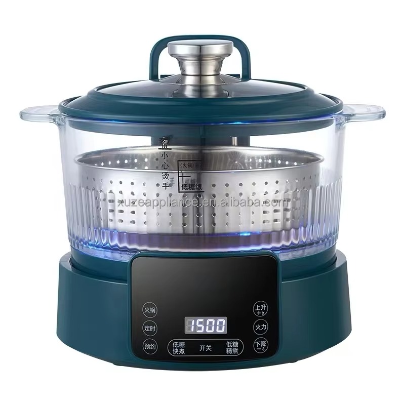 Hot Pot Electric - Zuckerarmer Dunkelgrüner 5L Reiskocher Elektrischer Hot