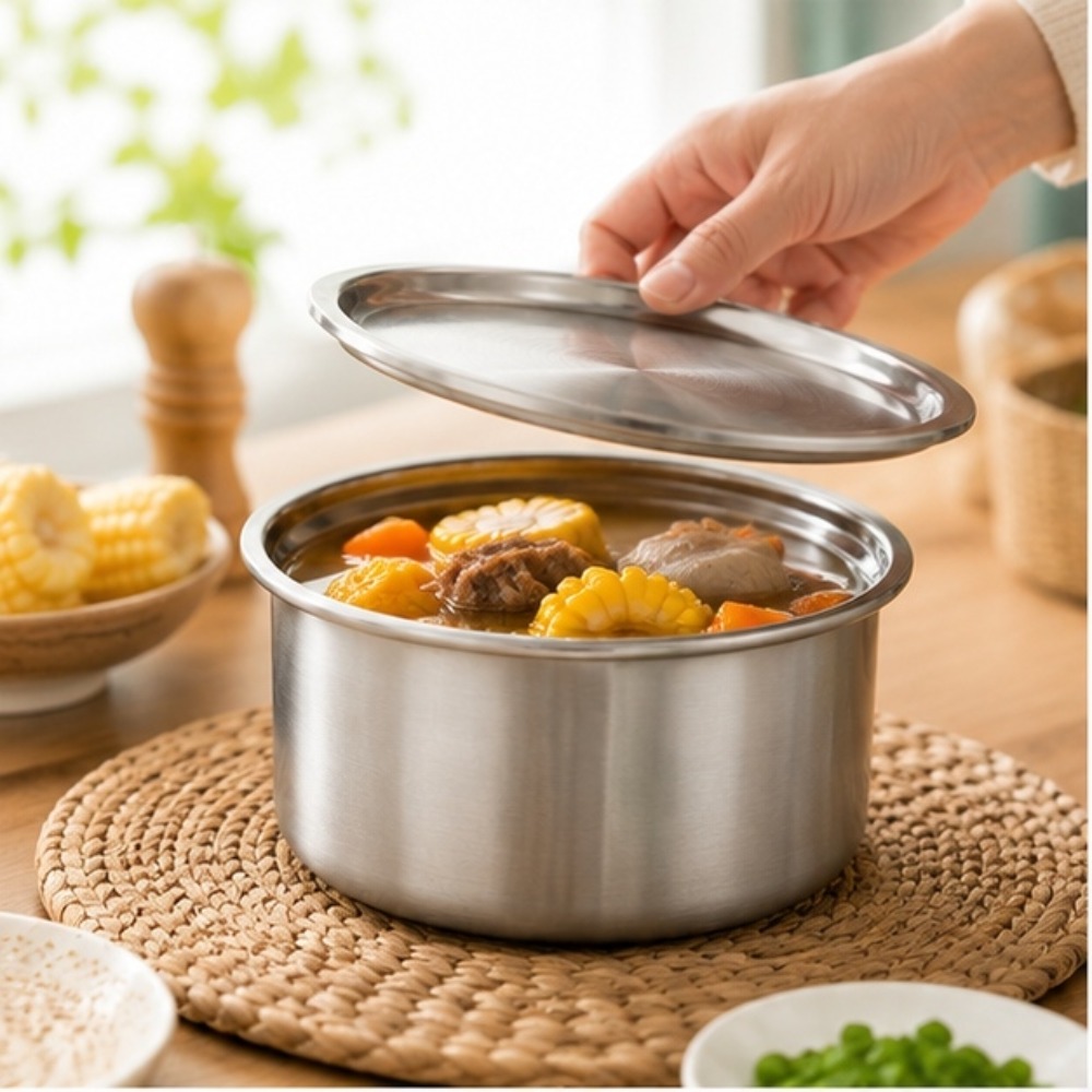 Deep Fryer Stainless - 304 Edelstahl Ramekin mit Deckel, Schüssel