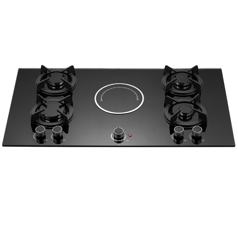 Kitchen Appliances Built In - Haushalts-Küchengeräte 5-Brenner Einbau-Gasherd mit Glasoberfläche Gas-