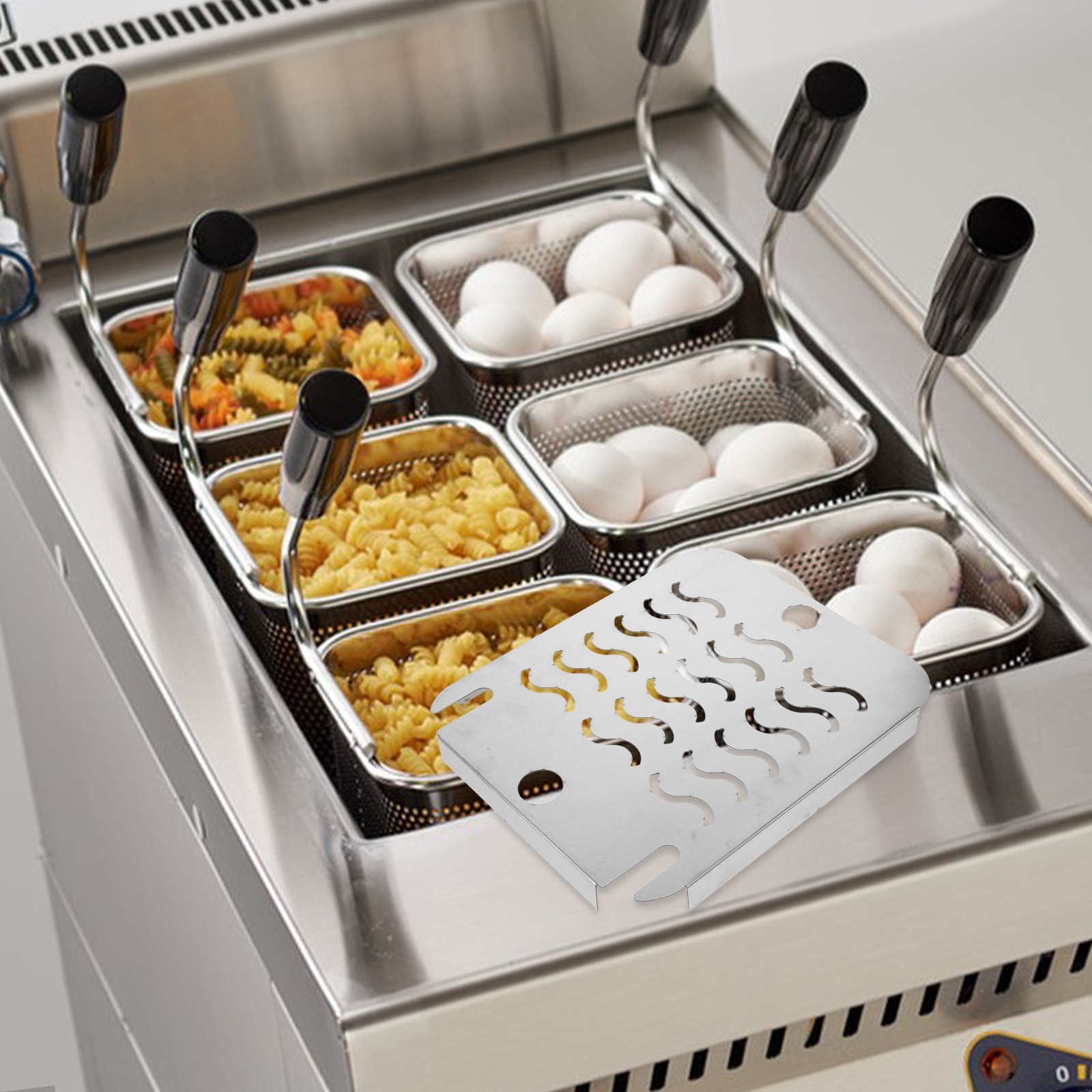 Deep Fryer Stainless - Edelstahl-Frittierkorb-Sieb für Lebensmittelreste, Ersatz-Krümel-Sieb für elektrische