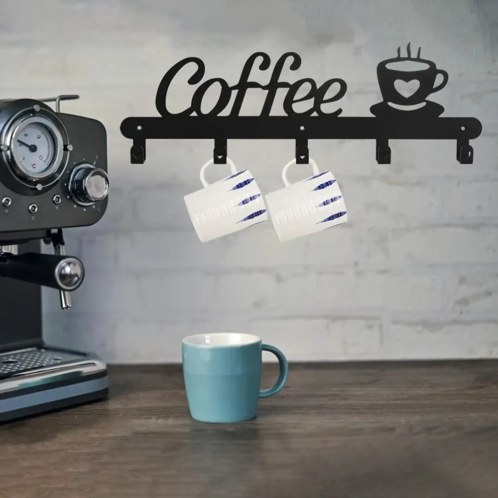 Wandmontierter Metall-Kaffeeta – Kitchen Appliances Shelves Bewertung und Preis
