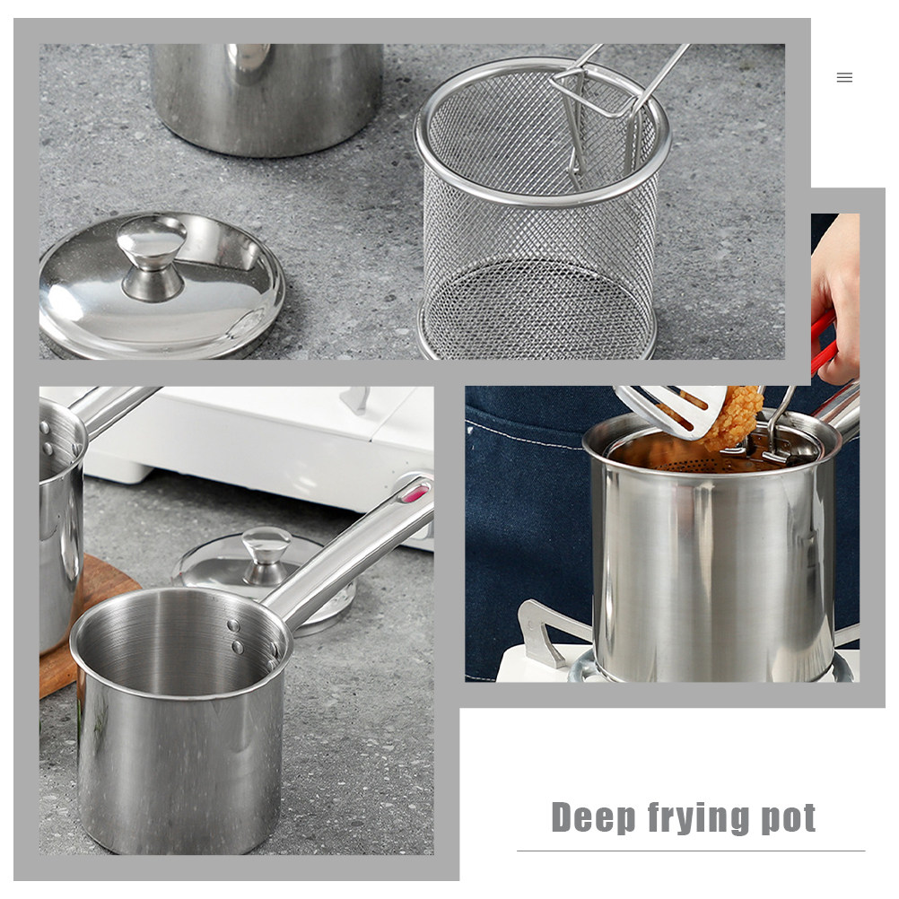 1 Set Haushaltsfritteuse aus E – Deep Fryer Stainless Bewertung und Preis