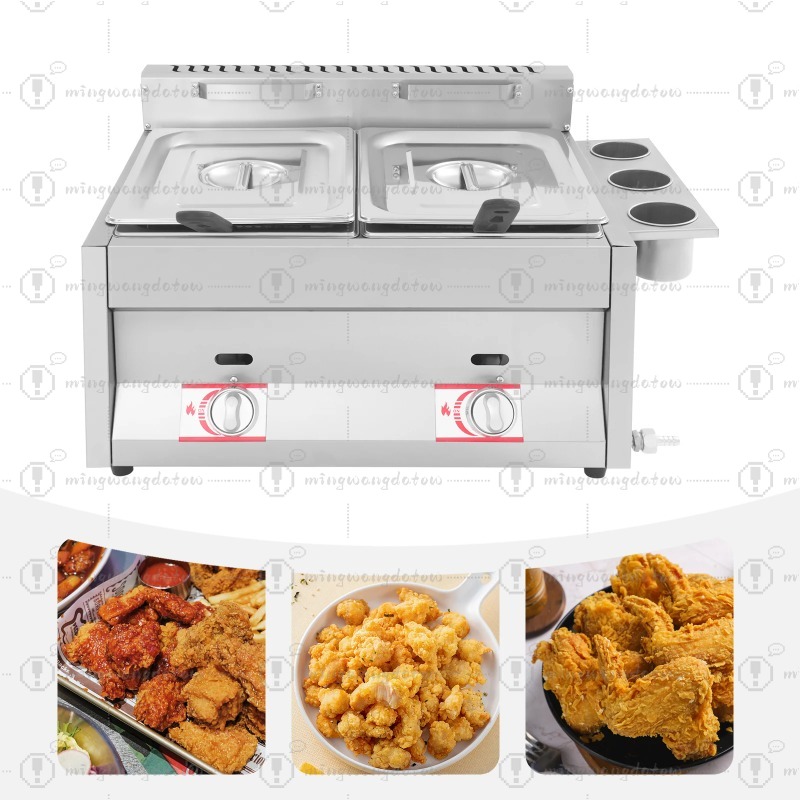 NEUE Gewerbliche Gas-Fritteuse – Deep Fryer Stainless Bewertung und Preis