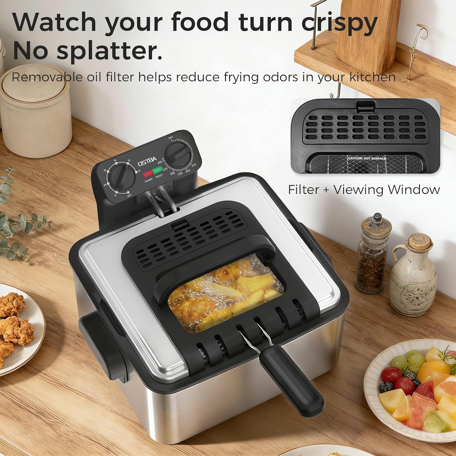 Elektrische Fritteuse mit 3 Kö – Deep Fryer Stainless Bewertung und Preis
