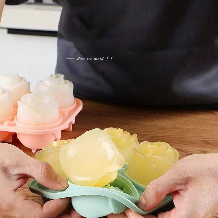 3D Rose Eis Formen 4 Löcher Ei – Kitchen Appliances Shelves Bewertung und Preis