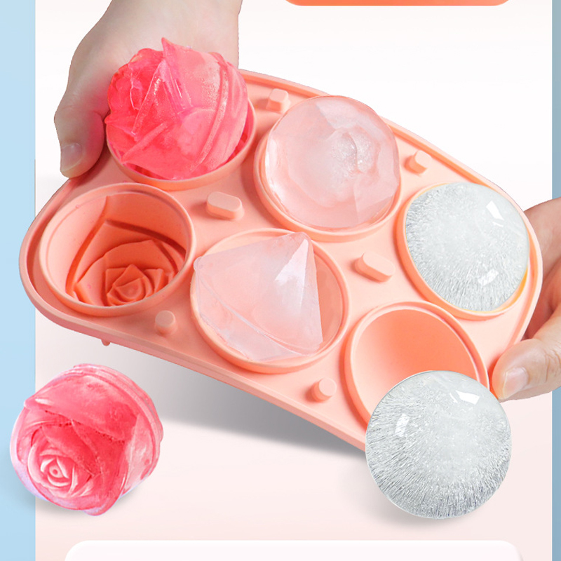 3D Rose Diamant Runde Eiswürfe – Kitchen Appliances Shelves Bewertung und Preis