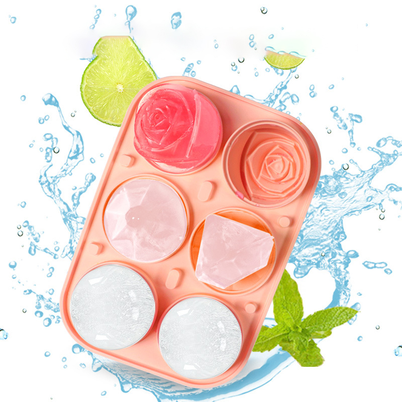 3D Rose Diamant Runde Eiswürfe – Kitchen Appliances Shelves Bewertung und Preis