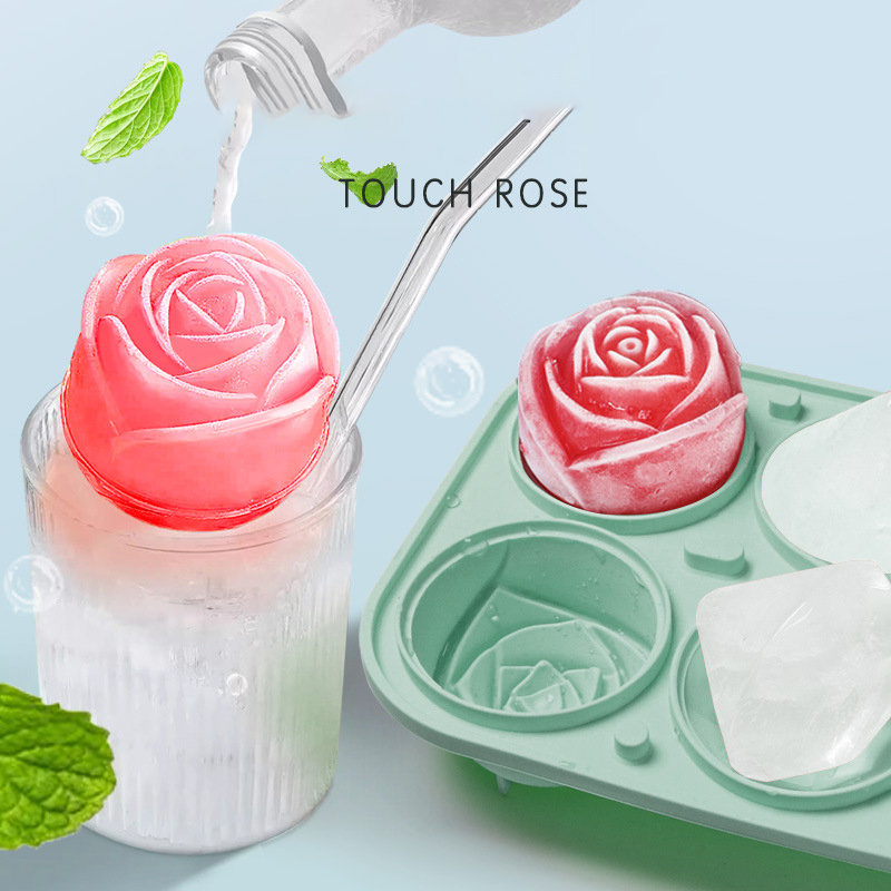3D Rose Diamant Runde Eiswürfe – Kitchen Appliances Shelves Bewertung und Preis