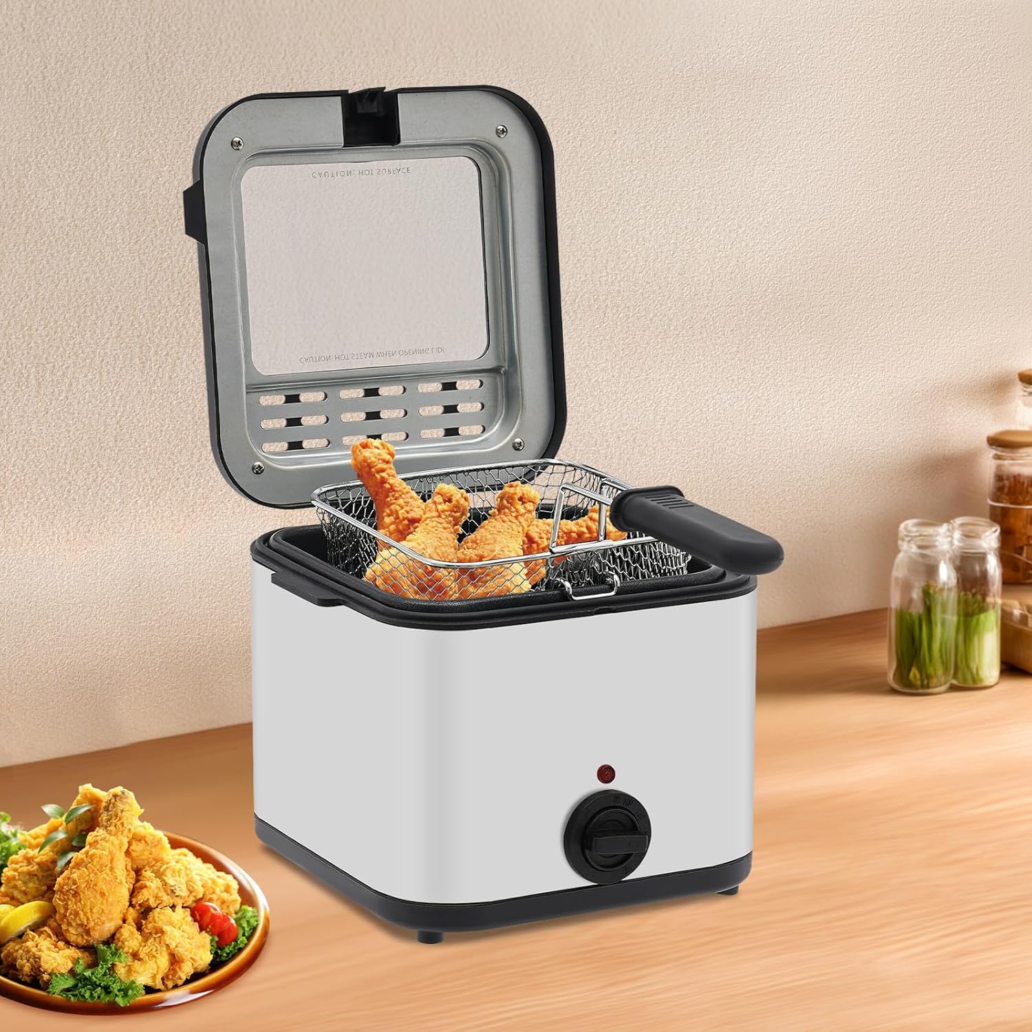 Elektrische Tischfritteuse, 2, – Kitchen Appliances Countertop Bewertung und Preis