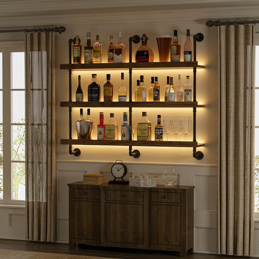 Wandmontiertes Weinregal mit L – Kitchen Appliances Shelves Bewertung und Preis