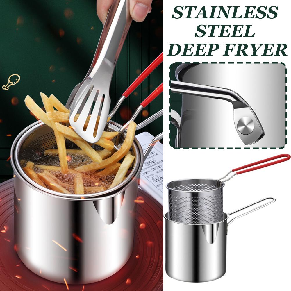 Edelstahl-Frittiertopf-Set mit – Deep Fryer Stainless Bewertung und Preis
