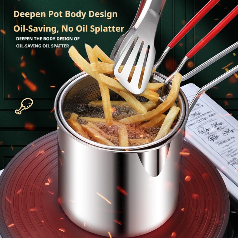 Edelstahl-Frittiertopf-Set mit – Deep Fryer Stainless Bewertung und Preis